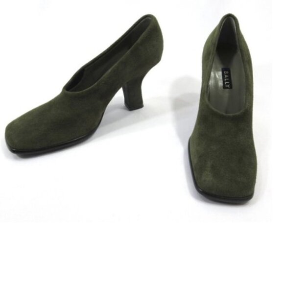 Bally Shoes Safarie High Heels Black suede - Picture 2 of 11